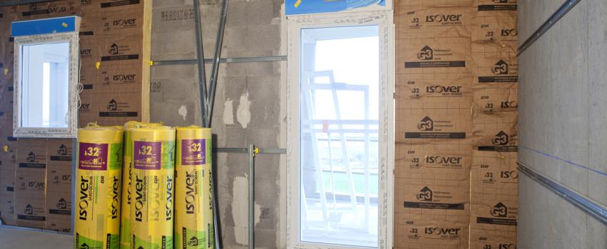chantier isolation murs intérieur