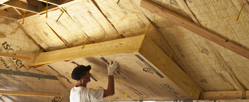 chantier isolation pose matelas 