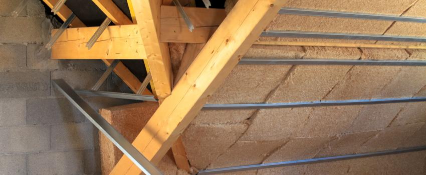 chantier isolation charpente bois