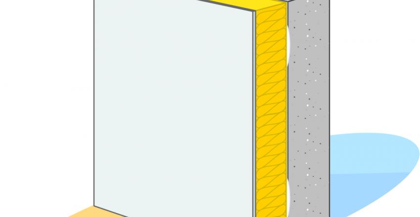 Cloison en plaques de plâtre 